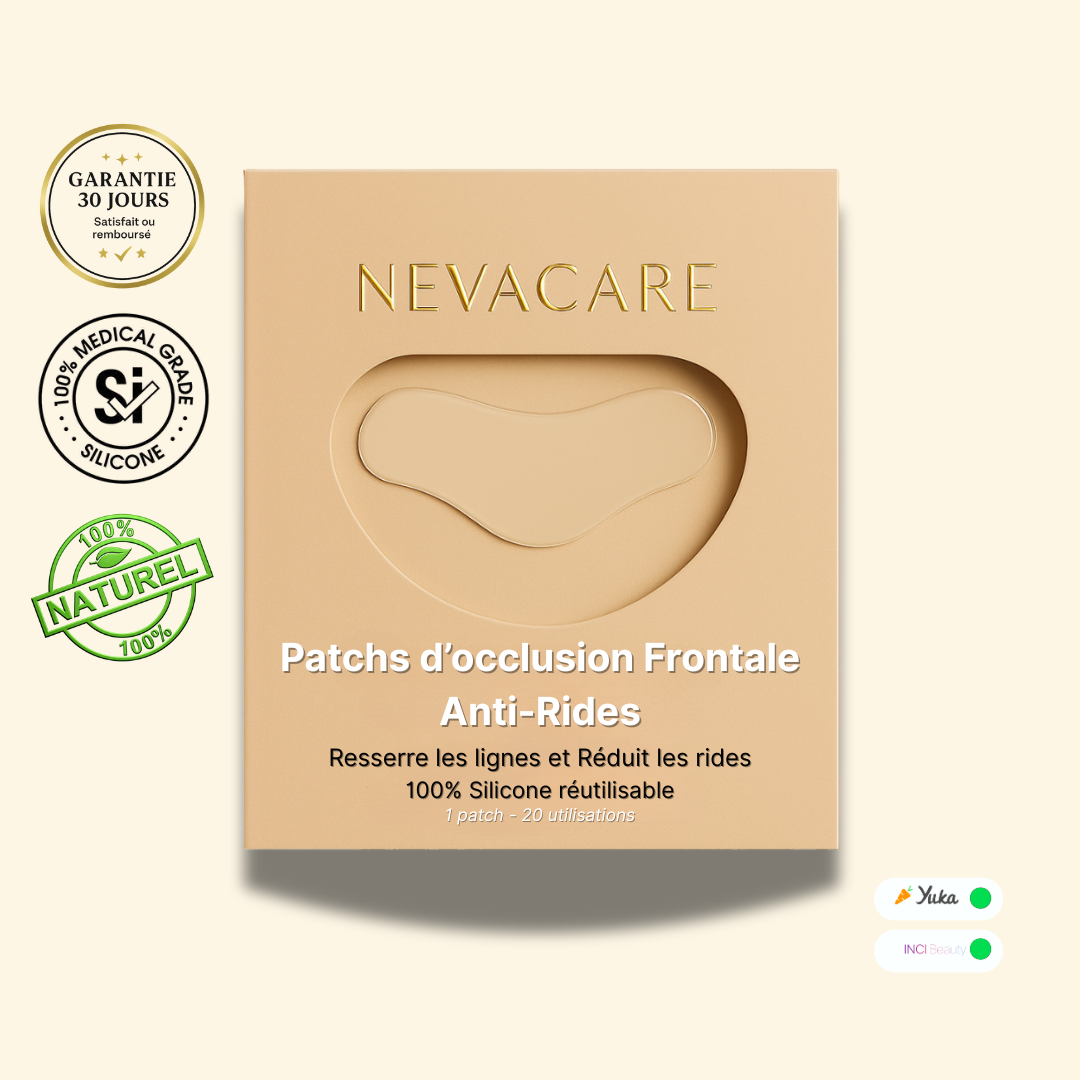 Patch Frontale Anti-Rides - 1 Patch d'Occlusion en Silicone réutilisable 30 fois