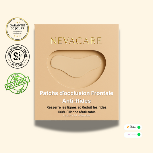 Patch Frontale Anti-Rides - 1 Patch d'Occlusion en Silicone réutilisable 30 fois