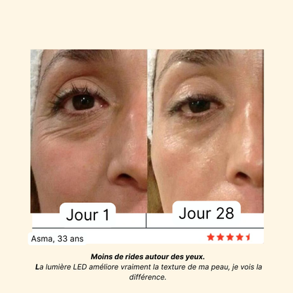 Soin Intégral 4-en-1 Anti-Cernes & Rides : Stylo LED et Crème Essentielle