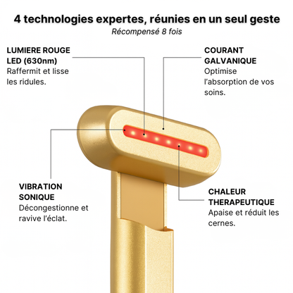 Soin Intégral 4-en-1 Anti-Cernes & Rides : Stylo LED et Crème Essentielle